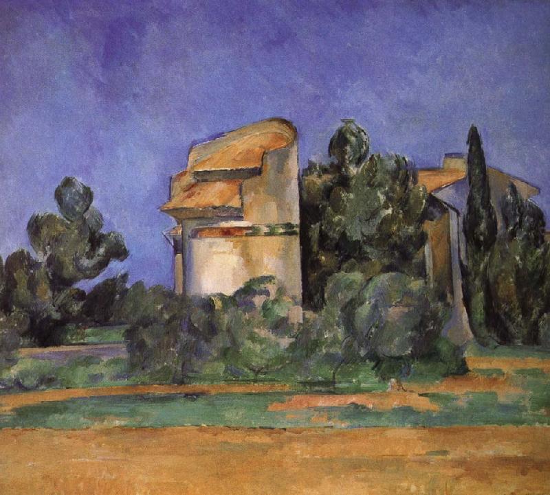 Paul Cezanne pigeon tower oil painting picture